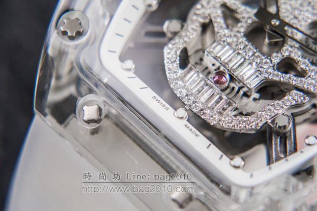 Richard Mille e理查徳米勒 RM052系列 最新鬼頭升級版 顱骨系列 原裝透明殼 理查徳米勒高端男士全自動機械腕表  hds1448